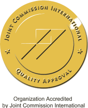 Organisation accredited by Joint Commission International