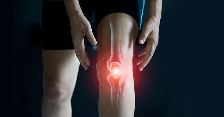 x-ray type view of knee