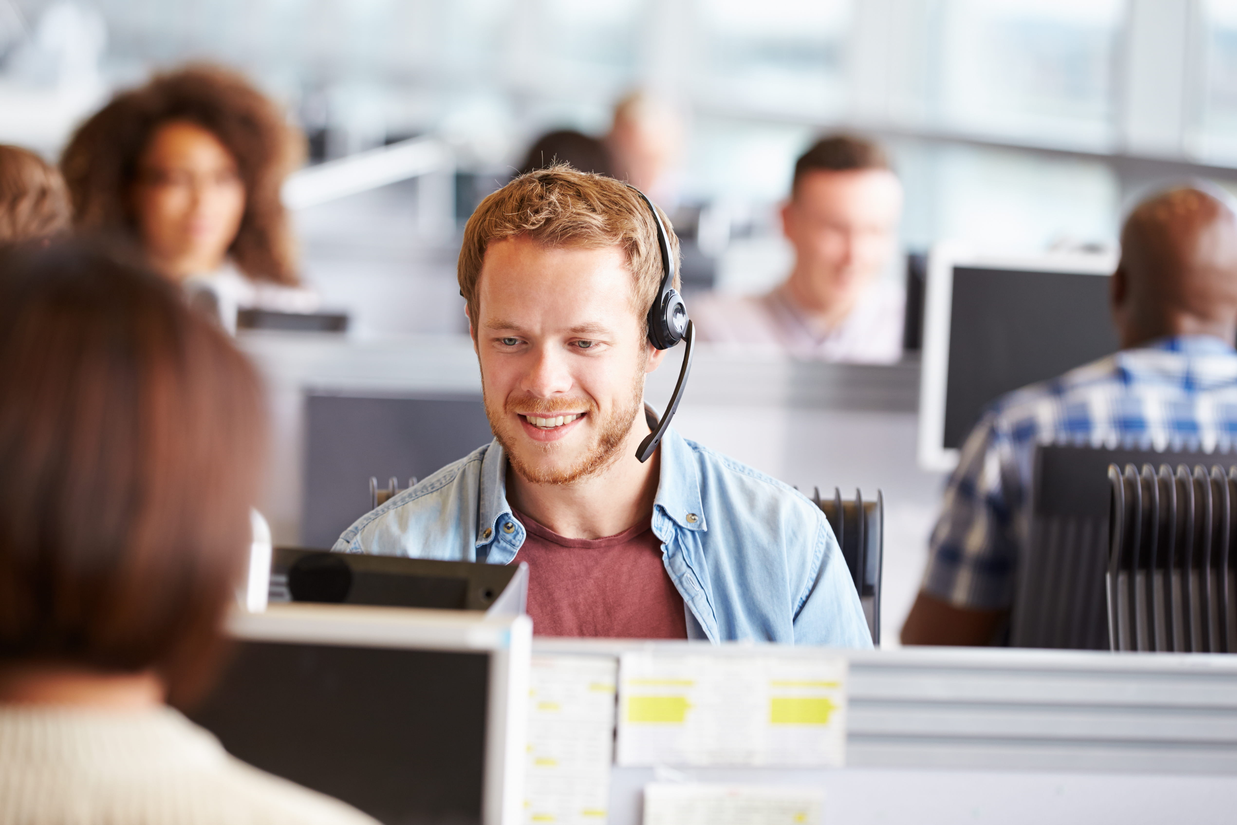 Vhi customer advisor on the phone