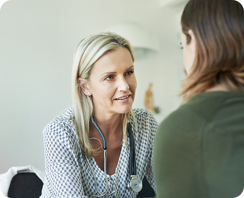 Doctor having a consultation with patient