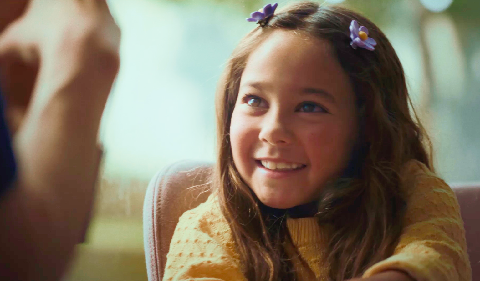 Girl smiling