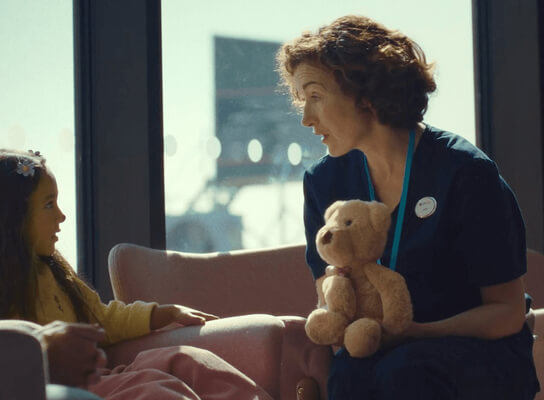Doctor and child
